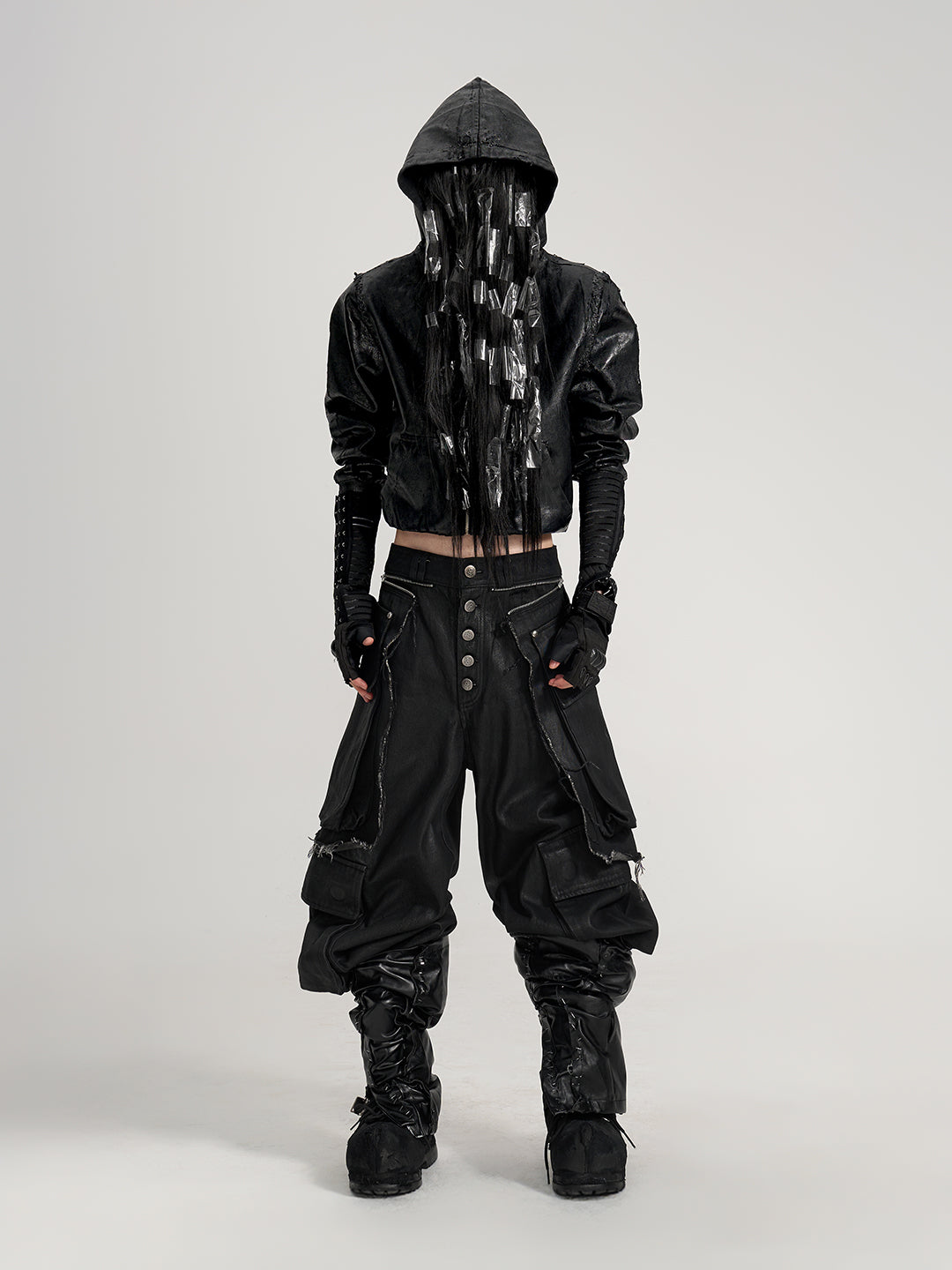 VAR-44｜Molting Shell · Coated-Canvas Zip Hoodie