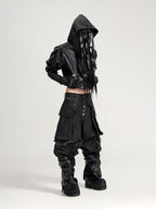 VAR-44｜Molting Shell · Coated-Canvas Zip Hoodie