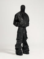 VAR-45｜Rift Form · Zip-Sleeve Leather Bomber