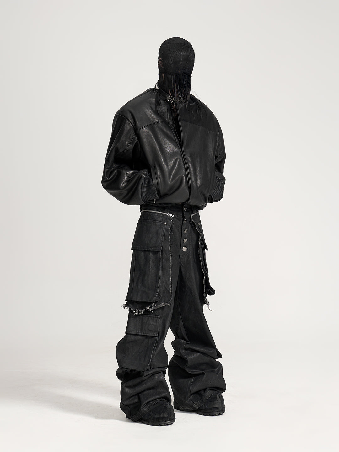 VAR-45｜Rift Form · Zip-Sleeve Leather Bomber