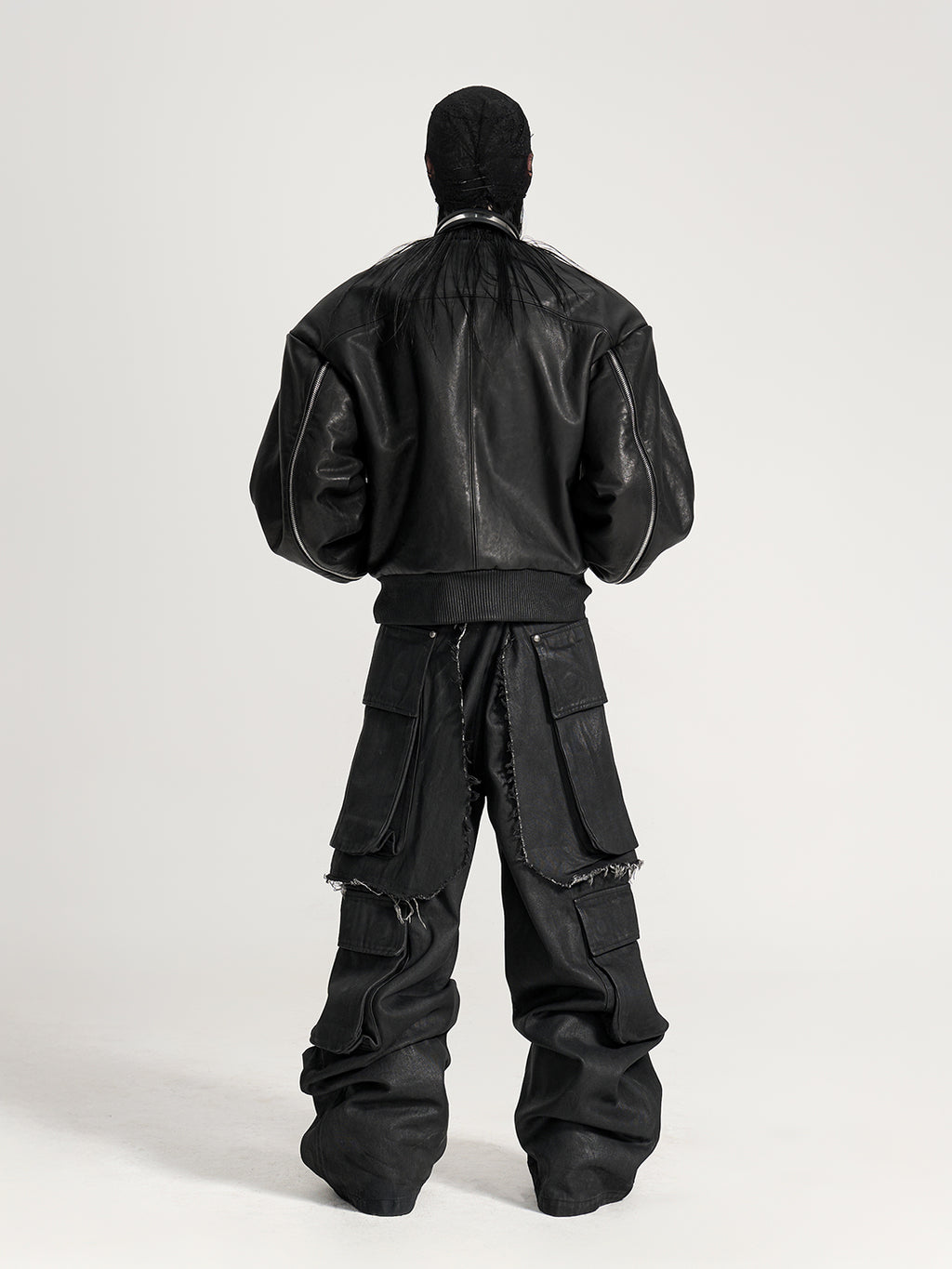 VAR-45｜Rift Form · Zip-Sleeve Leather Bomber