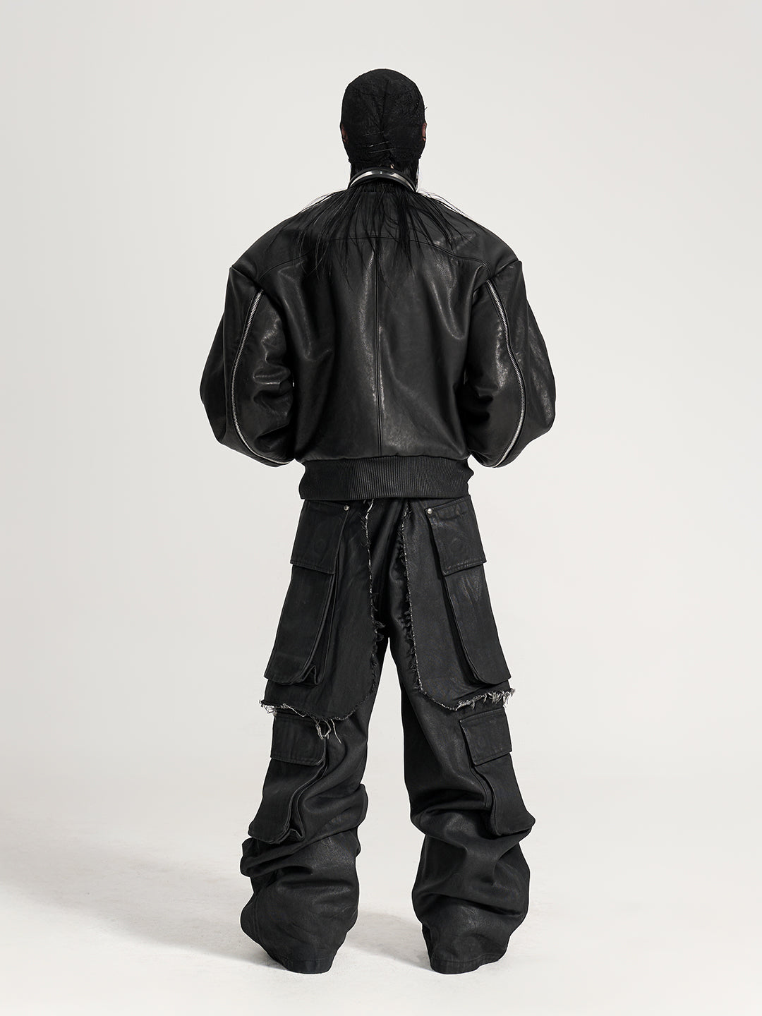 VAR-45｜Rift Form · Zip-Sleeve Leather Bomber