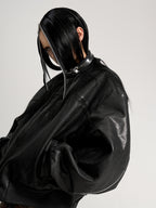 VAR-45｜Rift Form · Zip-Sleeve Leather Bomber