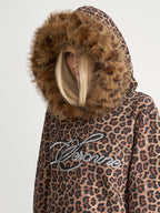 VAR-40｜Predator Leopard · Faux-Fur Hood Hoodie