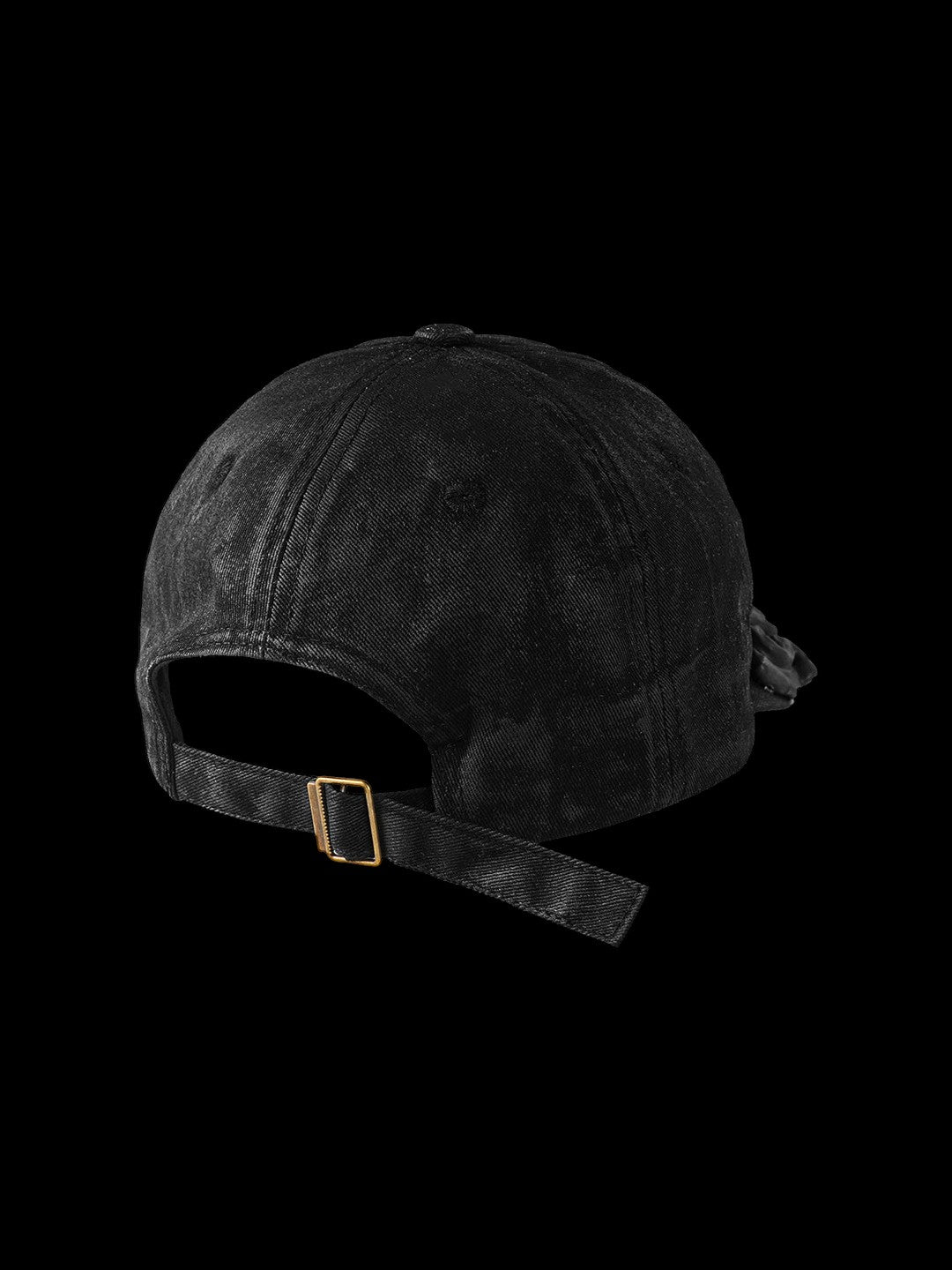 SERONINE CTX-56 Wax-Coated SLA 3D Logo Curved-Brim Cap - rear strap and buckle detail