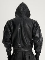 VAR-44｜Molting Shell · Coated-Canvas Zip Hoodie