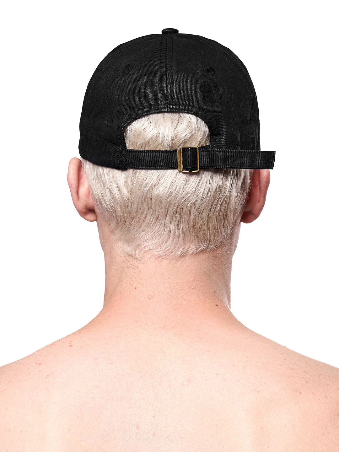SERONINE CTX-56 Wax-Coated SLA 3D Logo Curved-Brim Cap - back fit and adjustable strap
