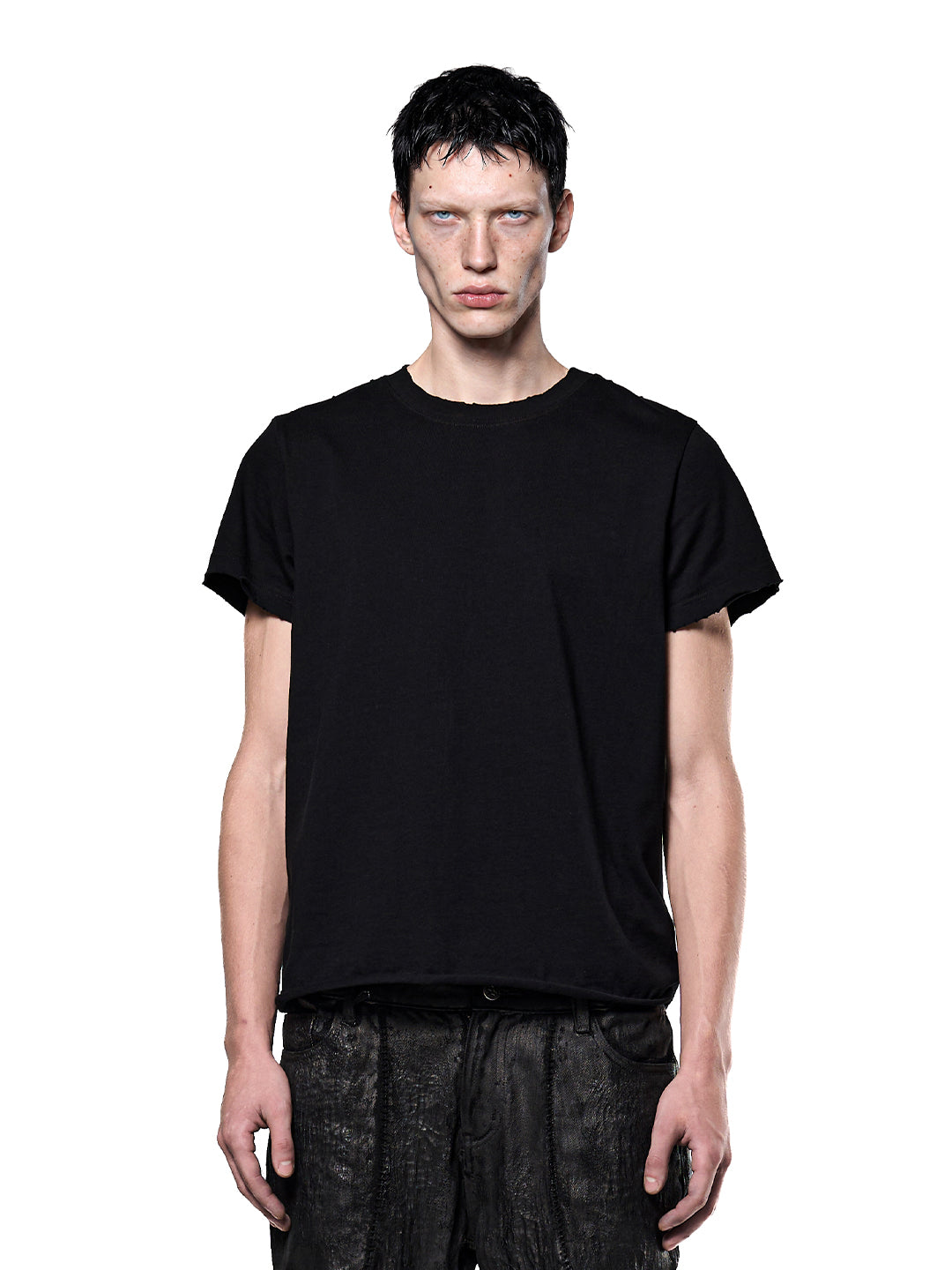 SERONINE CTX-50 Skin Etching Graphic T-Shirt - front fit on model