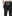 SERONINE CTX-55 Wax-Coated Structural Black Jeans - back waistband and pocket fit detail