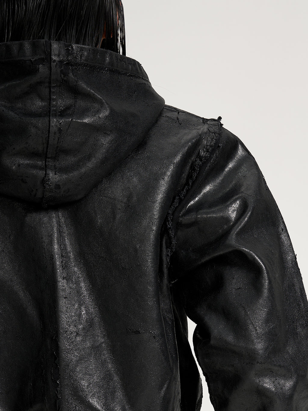 VAR-44｜Molting Shell · Coated-Canvas Zip Hoodie