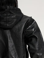 VAR-44｜Molting Shell · Coated-Canvas Zip Hoodie